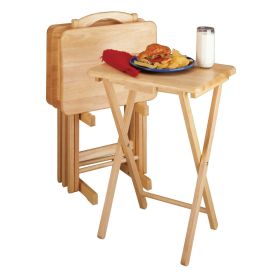 Alex 5-PC Snack Table Set Natural