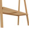 Bamboo Ladder Towel Rack with Storage Shelf