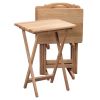 Alex 5-PC Snack Table Set Natural