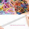 2000pcs/Set Small Ring Hair Bands Candy Color Elastic Rubber Bands Kids Ponytail Holder Hair Ropes