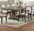 Dining Room Furniture Large Family Dining Table w Leaf Ash Gray Table "X" Design Legs Solid wood 1pc Dining Table Only