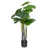 4 Feet Artificial Tree Artificial Monstera Palm Tree Fake Plant