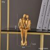 Abstract Golden Sculpture &amp; Figurines for Interior Resin Figure Statue Modern Home Decor Desk Accessories Nordic Room Decoration