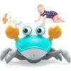 Electric Induction Crawling Crab; Children's Toy With Automatic Obstacle Avoidance Function