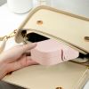 Portable Jewelry Organizer Box Travel Jewelry Case Button Leather Storage Display Box Ring Necklace Jewellery Storage Organizer