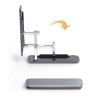 Universal Mini Metal Folding Mobile Phone Holder Stand Aluminum Alloy Invisible Portable Stand Bracket Desktop Phone Holder