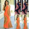 Fashion Women Halter Dress Sleeveless Female Party Dress Ladies