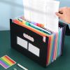 25-Grid Lanyard Flip A4 File Folder: Keep Your Documents Neatly Organized in Style!