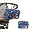 Waterproof baby print stroller bag storage hanging bag diaper bag mother and baby mommy bag