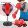 Boxing Punching Bag With Stand Freestanding Punching Bag Children Boxing Equipment Kids Boxing Set Toy Gift For Boys Girls Ages