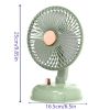 1pc Portable Fan Rechargeable 180° Rotation; 10 Speeds Strong Airflow; Ultra Quiet; Portable Mini Desktop Fan; Free Angle Adjustable; Better Cooling