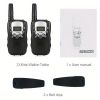 2pc Multifunctional Portable Kids Walkie Talkie With LED Backlight For Outdoor Camping Hiking