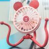 Baby Stroller Fan With Clip, Octopus Shapoed Funny Fan With Flexible Tripod Wrapped, USB Rechargeable Fan