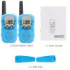 2pc Multifunctional Portable Kids Walkie Talkie With LED Backlight For Outdoor Camping Hiking