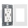 USB Wall Outlet Dual 2.4A USB Wall Charger High Speed Duplex Wall Socket US Standard