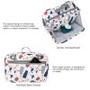 Waterproof baby print stroller bag storage hanging bag diaper bag mother and baby mommy bag